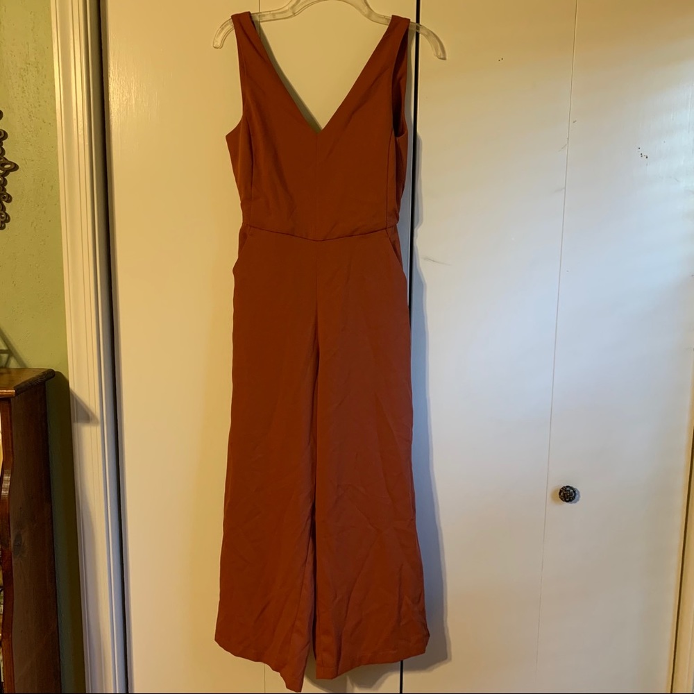 NWT: Burnt Orange Jumpsuit